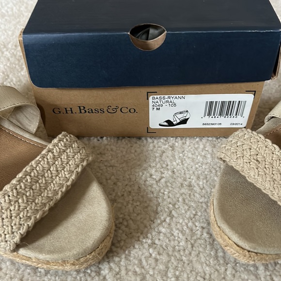 Vtg GHBass&Co-Ryann Natural Womens Shoes - Picture 10 of 12